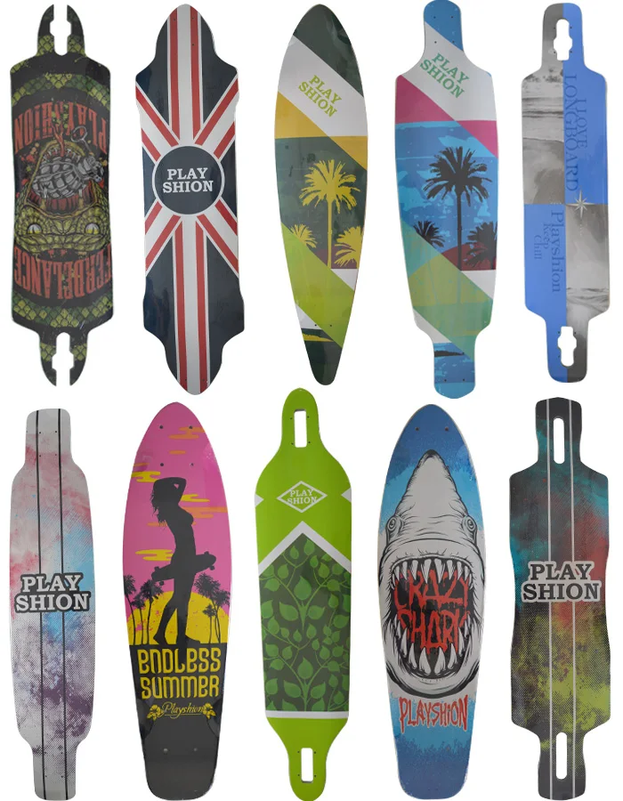 41" Professional Longboard Complete Cruiser Speed Skateboard Downhill