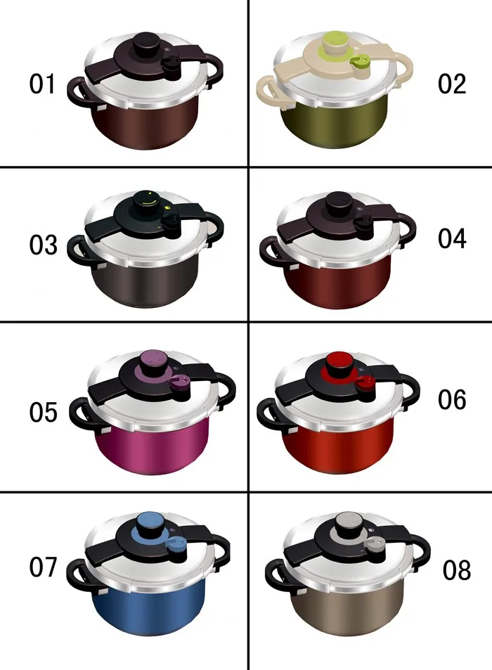 Hot Sale Dual Pressure Settings Copper French Pressure Cooker 1 Litre