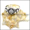 New Arrival Silver Engraved Shiny Triple Spade Round Signet Ring for Ladies
