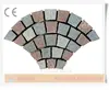 Fan shaped Net stick Porphyry paving stone