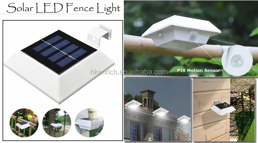Motion Sensor Low Voltage Outdoor Lighting Solar Led Garden Fence Motion Sensor Low Voltage Outdoor Lighting Solar Led Garden Fence Light