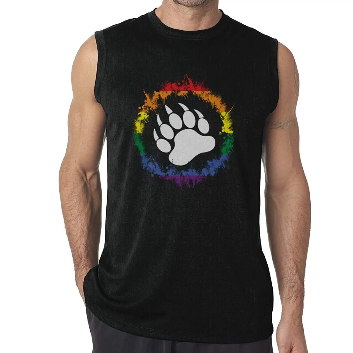 Snap Casual Riokk Az Sleeveless Tanks Top Shirts Fit Men Oh