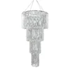 Modern U shape lampshade wedding decoration plastic chandeliers pendant lights