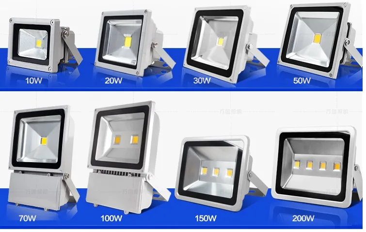 150W Led Reflector 20w 30w 50w 100w AC85-265V Waterproof IP66 COB Spot Outdoor Led Flood Lights