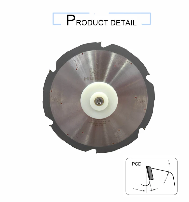 165mm Fiber Cement/ Plaster Board Cutting Pcd Circular Saw Blade For