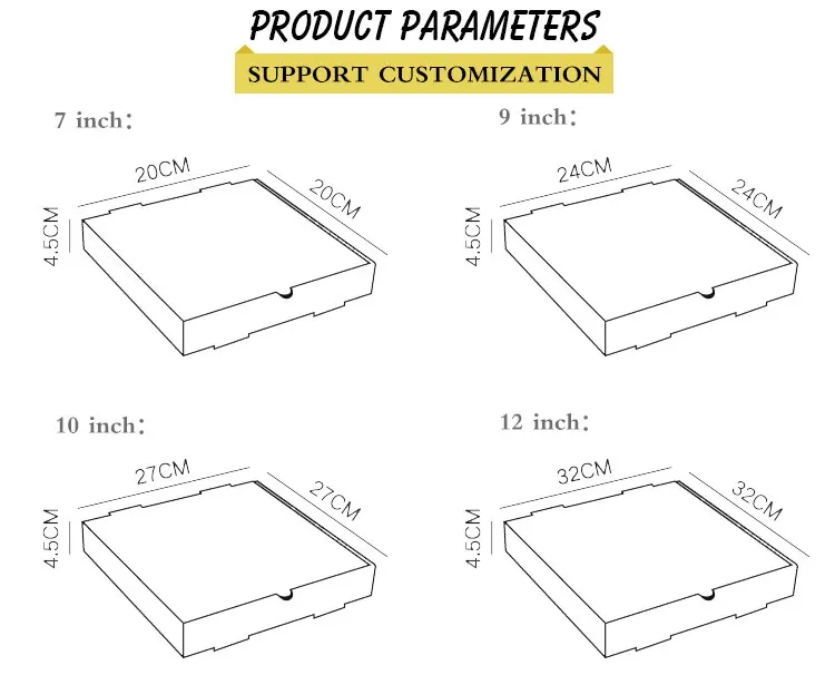 Какой размер коробки для пиццы