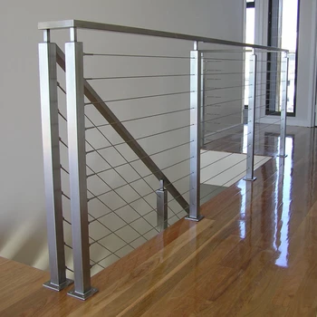 Exterior Cable Railing Design\/modern Stair Railing Kits - Buy Modern Stair Railing Kits,Modern 