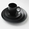 16 pcs certificate round ceramic tableware restaurant dinnerware stoneware