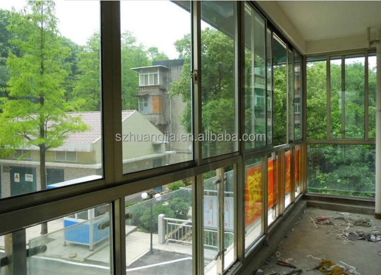 Wood Texture Aluminum Frame Horizontal Glass Sliding Window Buy Glass Sliding Windows Aluminum Window Product On Alibaba Com