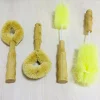 good bamboo grips scraper tip pan clean brush kitchen bottle pipe tea pot washing bamboo brushes