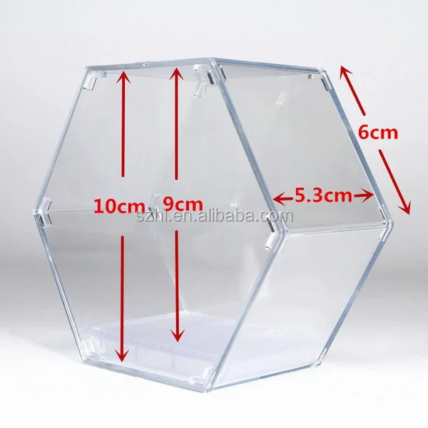 Transparent Acrylic Hexagon Boxes Buy Acrylic Hexagon Box,Transparent