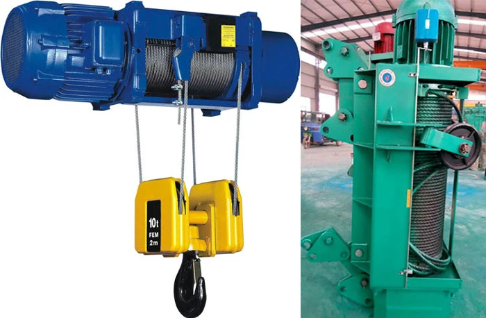 Cd1/md1 Hot Sale Electric wire rope Hoist 3t with electric trolley