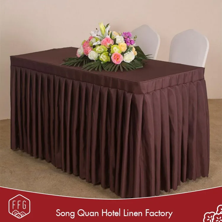 Ffg Black Polyester Center Table Cloth For Restaurant Buy Black Table