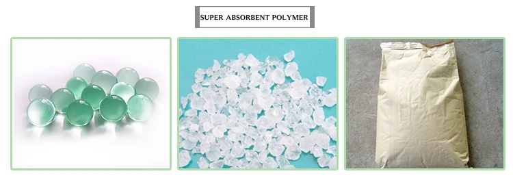 China 9033-79-8 Super Absorbent Polymer Powder