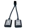 For iphone 7/8/X splitter adpater cable 2 in 1 listen music and charging together