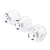 50ml180ml380ml480ml flat drum clear candy/cookie/ preserved fruit food container storage glass jars set