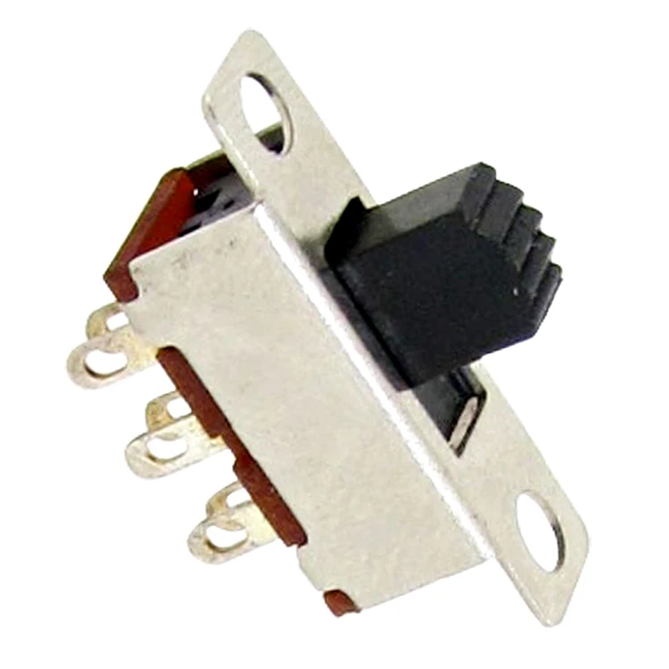 High Quality  2 Position DPDT 2P2T Panel Mount Vertical Slide Switch 6 Pin 0.5A 50V DC.jpg