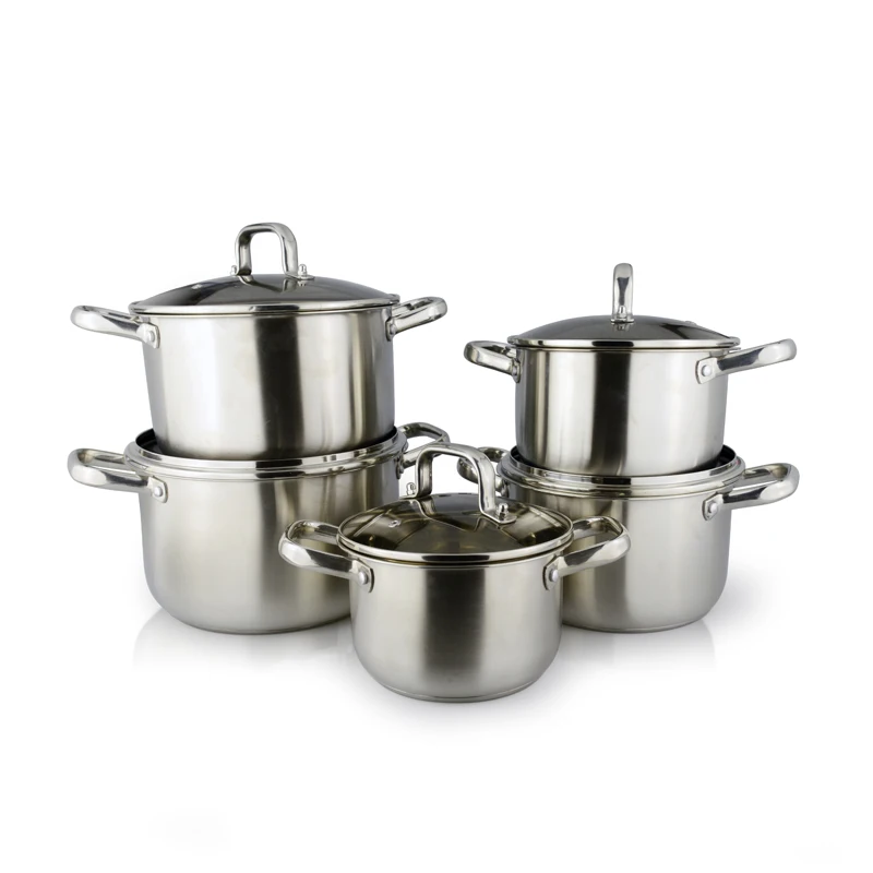 View Detail Kitchen Queen Pot Casserole 10 Pcs Stainless Steel ... Design Interior