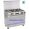 kitchen range with electric oven, gas oven, 5 gas burners free standing gas cooker with oven aluminum gas tandoor