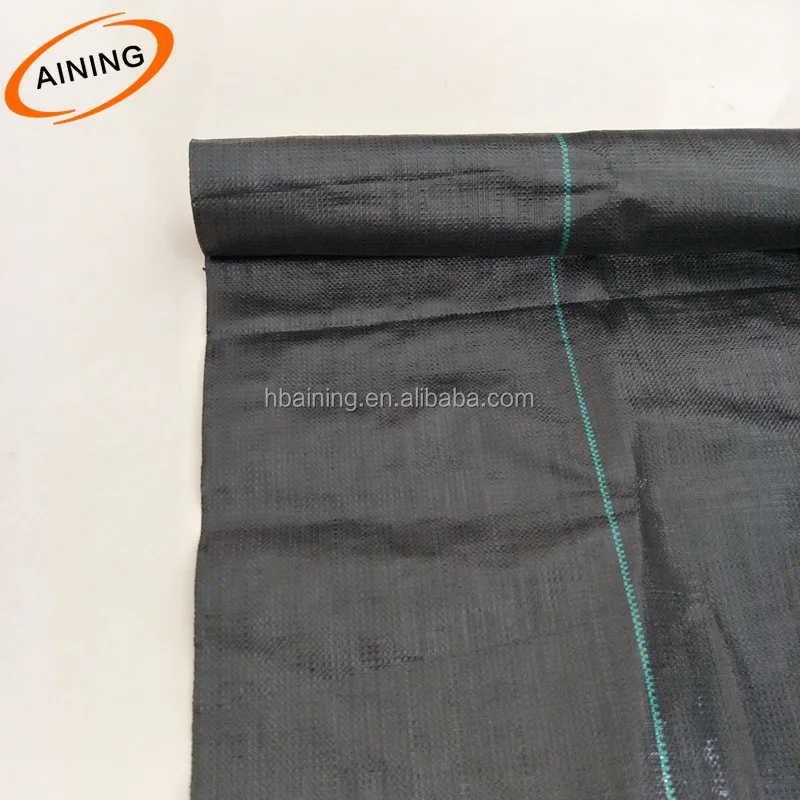 Woven Ground Cover, Weed Control Barrier, Silt Fence Fabric 3' X 300'