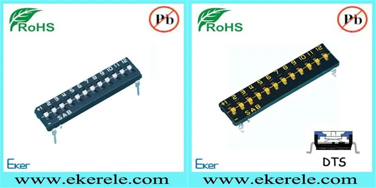 4 POSITIONS TRI-STATE SLIDE TYPE DIP SWITCH ori-width=
