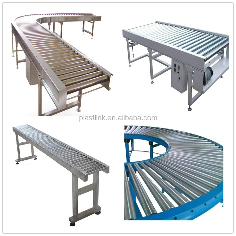 Heavy Duty Powered Roller Conveyor Stainless Steel Roller Table