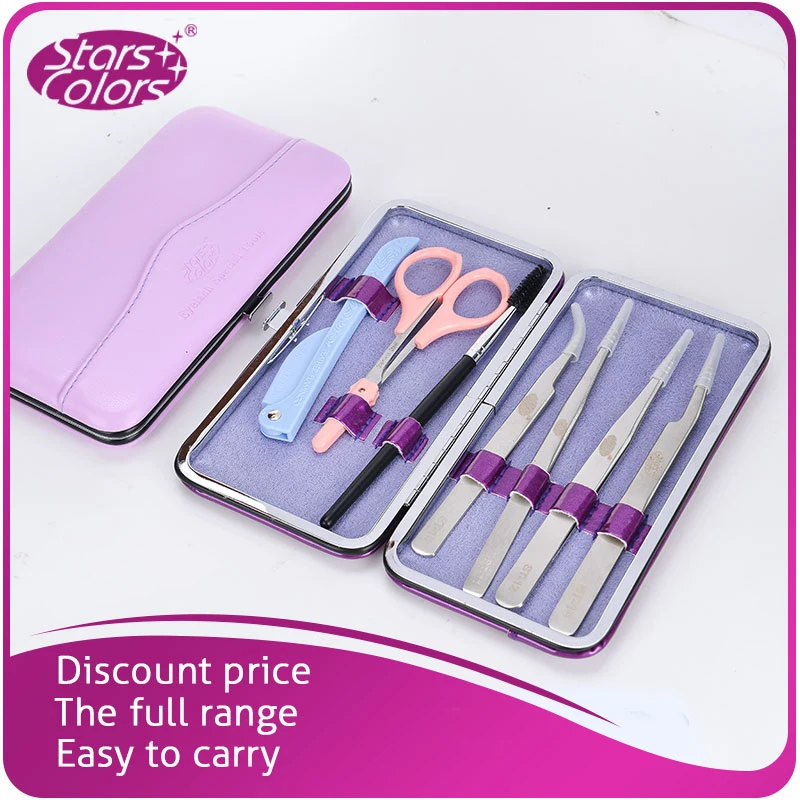 Beauty Makeup Volume Eyelash Extension Tweezers Case Tweezers Set Buy