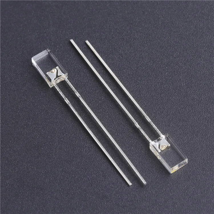 2x5x7 red square led