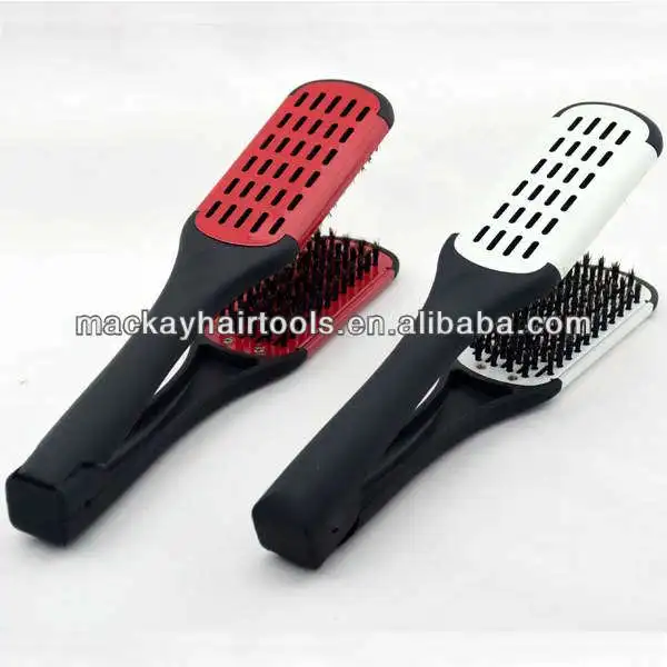 Boar Bristle Double Sided Hair Straightening Brush Boar Bristle Double Sided Hair Straightening Brush