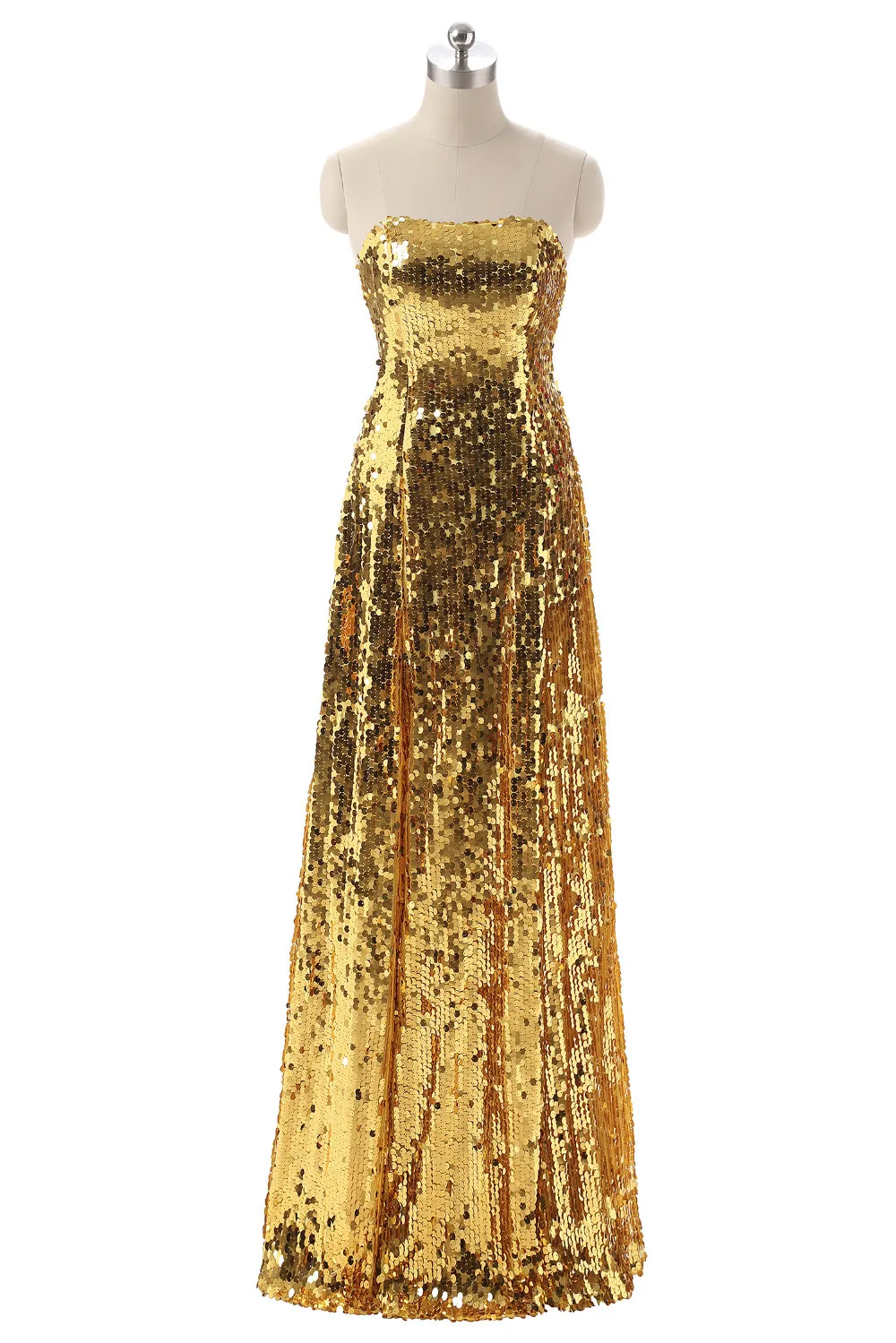 silver gold gown