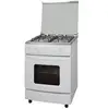 White painting cheap price 4 burner gas cooker with oven