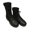 XQQ, high quality special forces original elites boots durable with side zip black cow leather tactical military boots HSM044