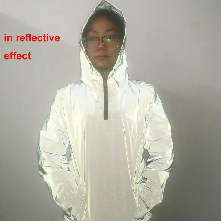 High Light Black Reflective Fabric For Clothing Buy Reflective Silk