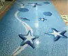gradient glass mosaic tiles mural for swimming pool ,background decoration