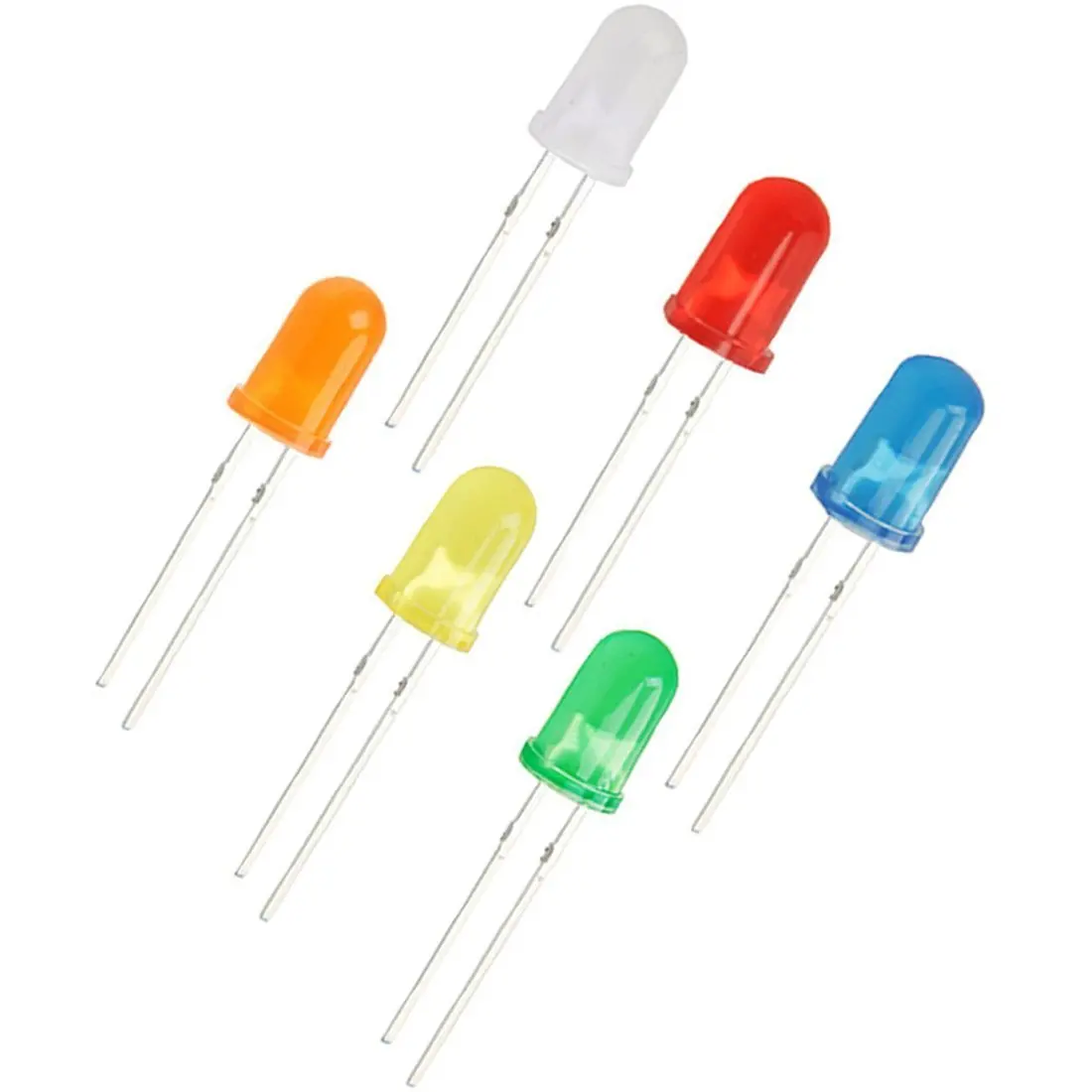 2pins 5mm Led Round Through Hole Diffused Blue Led Lamp Diodes - Buy ...