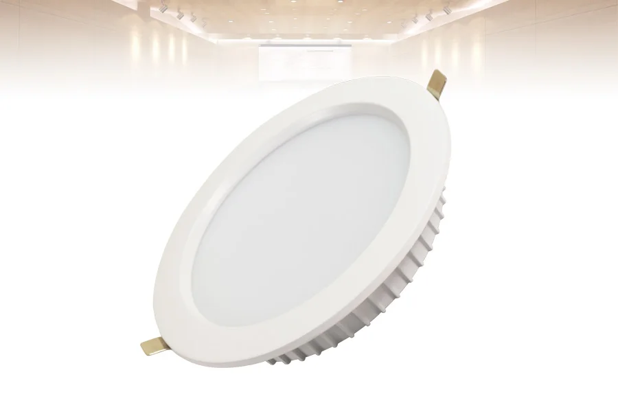 TP(a) fire IP54 led Down light Tri-color LED Round Panel light for shopping mall , super market