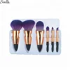 Sialia 6pcs Make Up Brush Set Professional Cosmetic Mini Foundation Eye Brush Set For Girls