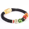 Five Elements Transfer transport Beads Bracelet Gold Wood Water Fire Earth Coconut Shell Septa Agate