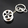 Car wheel parts keyring keychain, Turbo wheel felgen protect Keyring, auto tyre steering wheel rim hub boss shaped key chain
