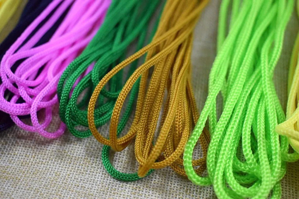 3mm Round Polyester String Braided Rope/cord - Buy Polyester Rope ...
