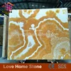 Christmas decoration marble slab orange onyx stone