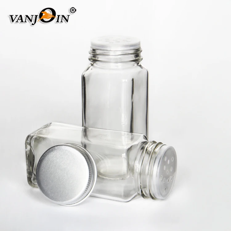 Download Square Glass Spice Bottles 4oz 120ml Spice Jars With Silver Metal Lids And Plastic Inner Buy Square Glass Jar Spice Jar 4 Oz Glass Bottles Product On Alibaba Com