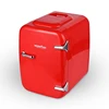 new design 12V and 220V Hot cold 4 litres small table car and home cosmetic small fridge