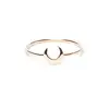 Tiny Jewelry Rings Wholesale 925 Silver Crescent Moon Shape Small Ring