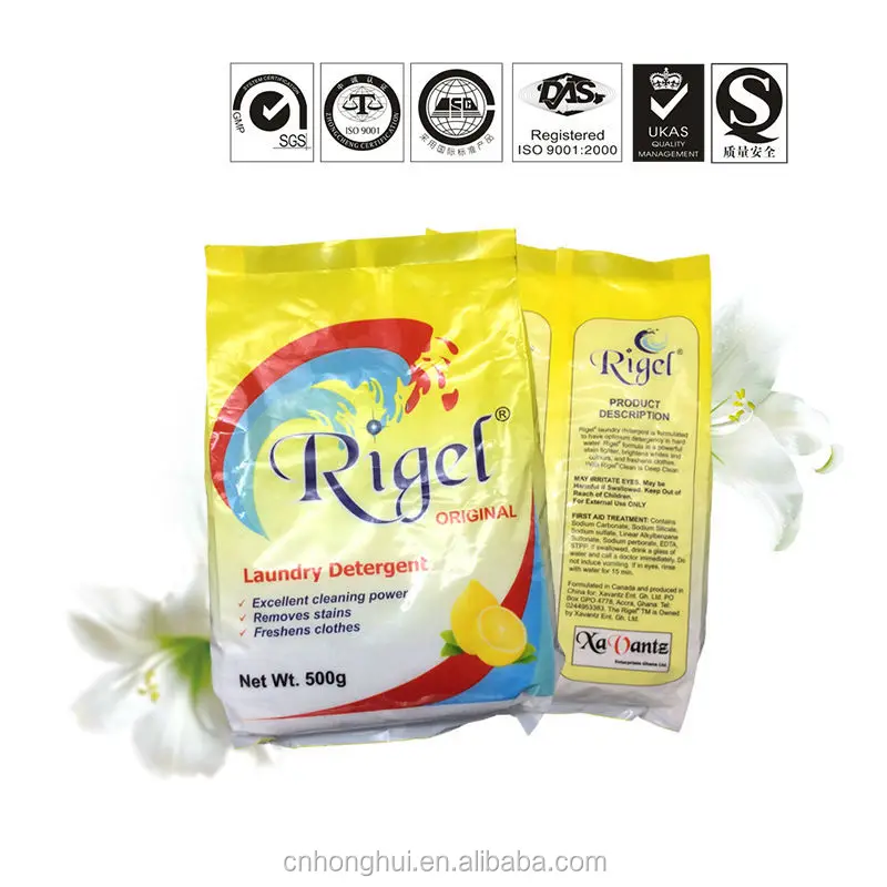 Chemical Formula Names Of Detergent Washing Soap Powder Brands Raw