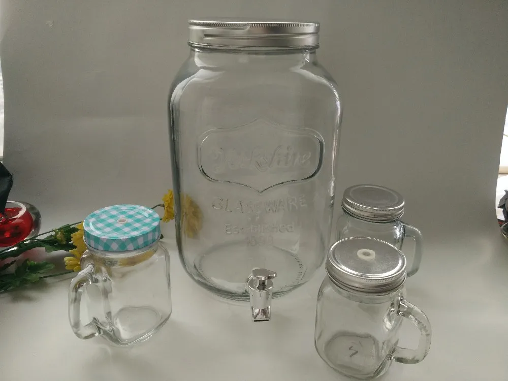 Eco Friendly Wine Making 8l Glass Jar With Tap Buy Glass Jar With Tap,8l Glass Jar With Tap
