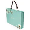 new design gift flower box with logo foil for cake