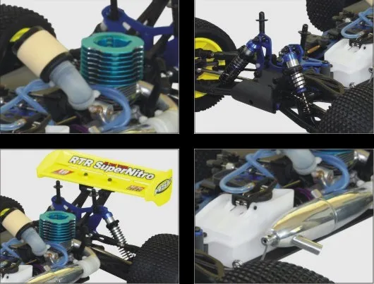 petrol rc car repair