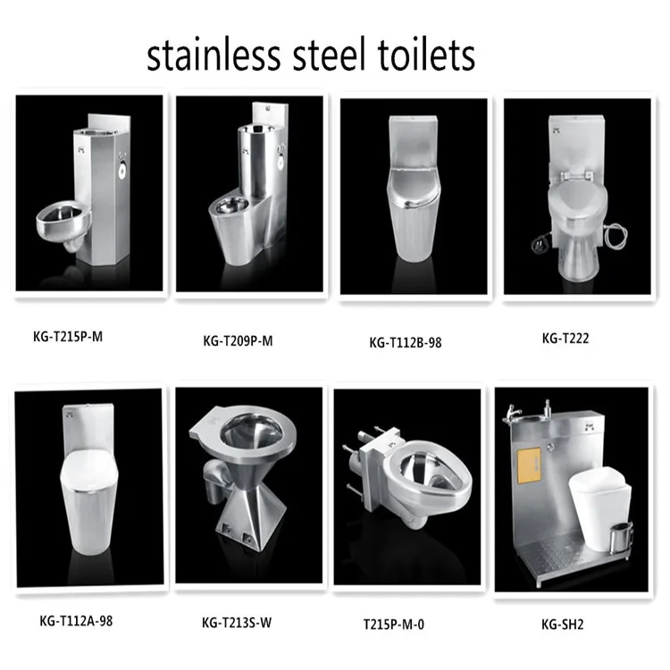 Stainless Steel Automatic Self Cleaning Public Toilet Industrial