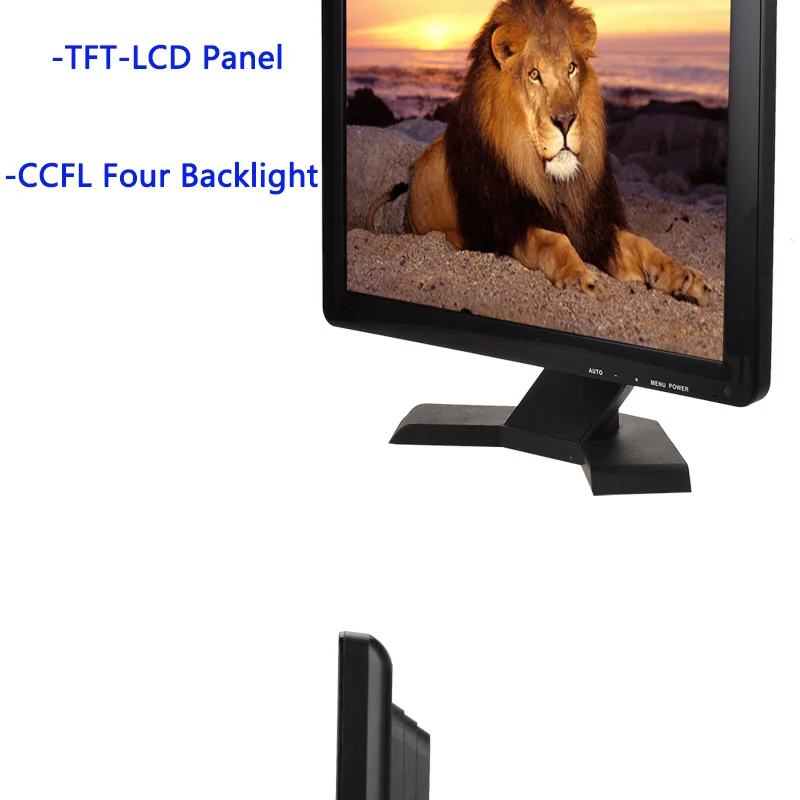 Square 17 Inch Lcd Monitor 43 With Vga Hdmied Input 17" Lcd Computer